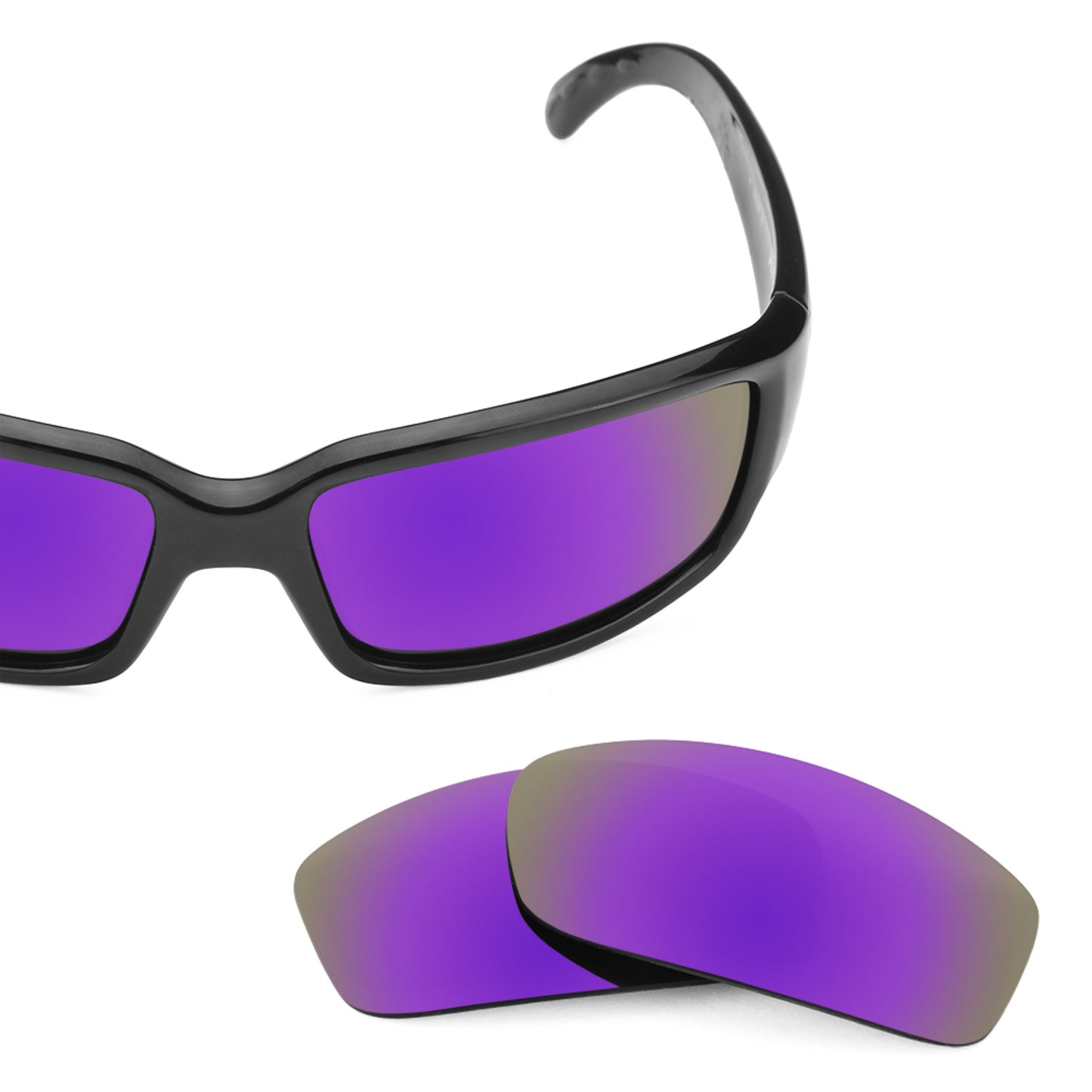Revant replacement lenses for Costa Caballito Elite Polarized Plasma Purple