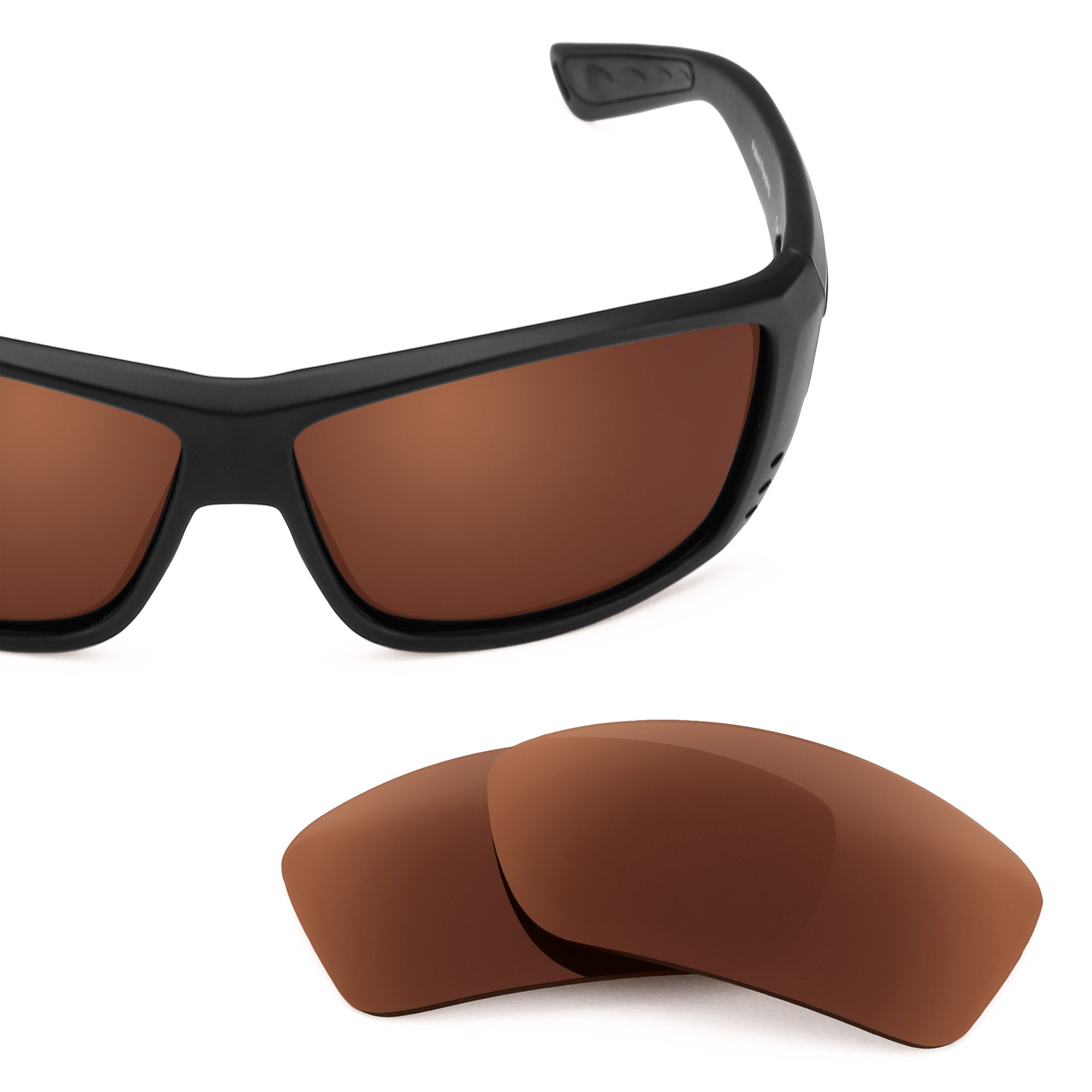 Revant replacement lenses for Costa Cat Cay Polarized Dark Brown