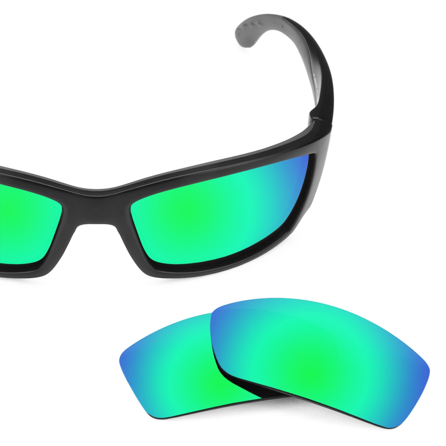 Revant replacement lenses for Costa Corbina Non-Polarized Emerald Green