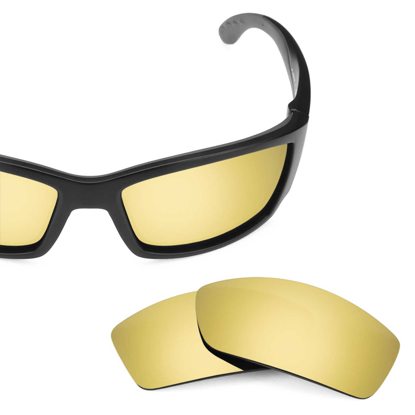 Revant replacement lenses for Costa Corbina Non-Polarized Flare Gold