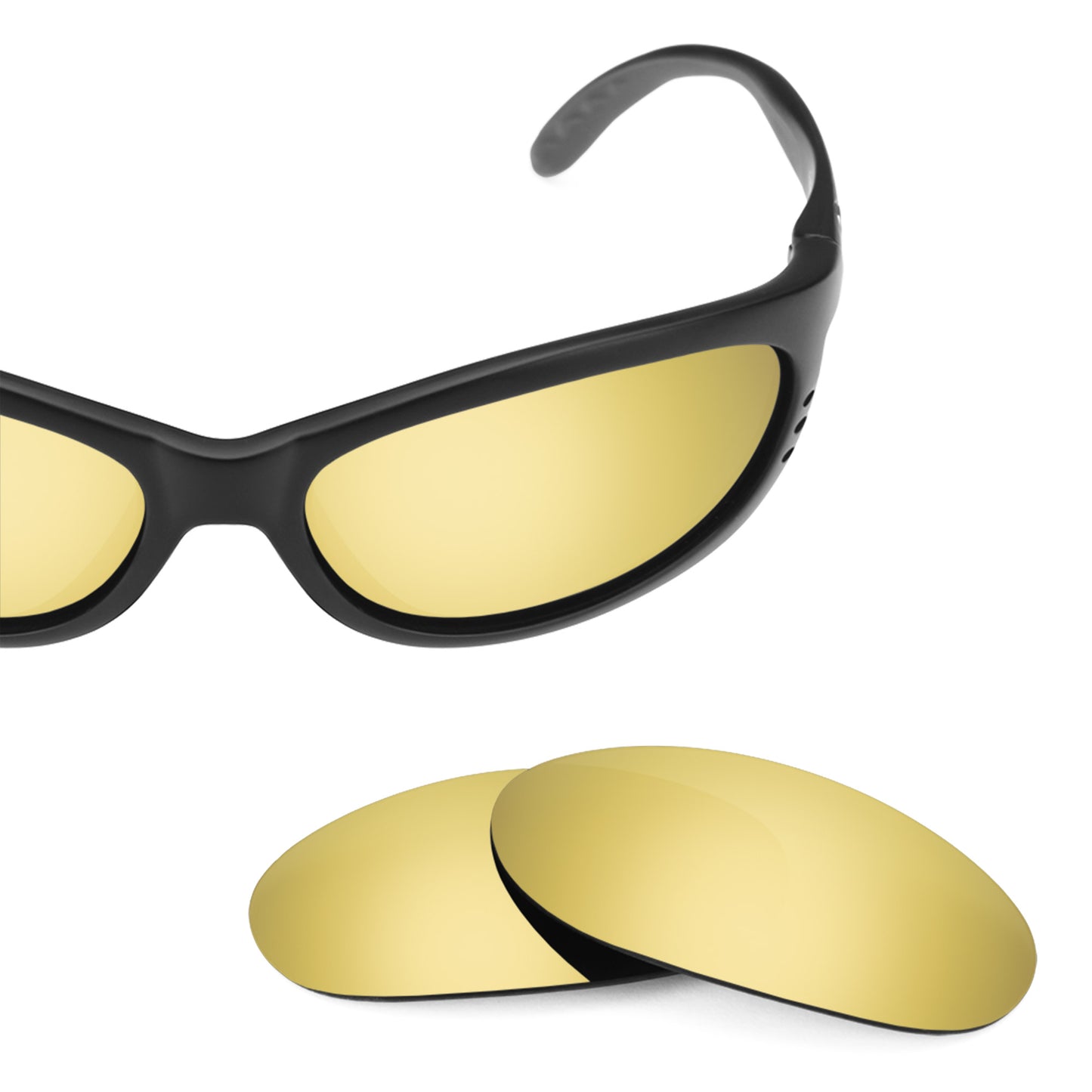 Revant replacement lenses for Costa Fathom Non-Polarized Flare Gold