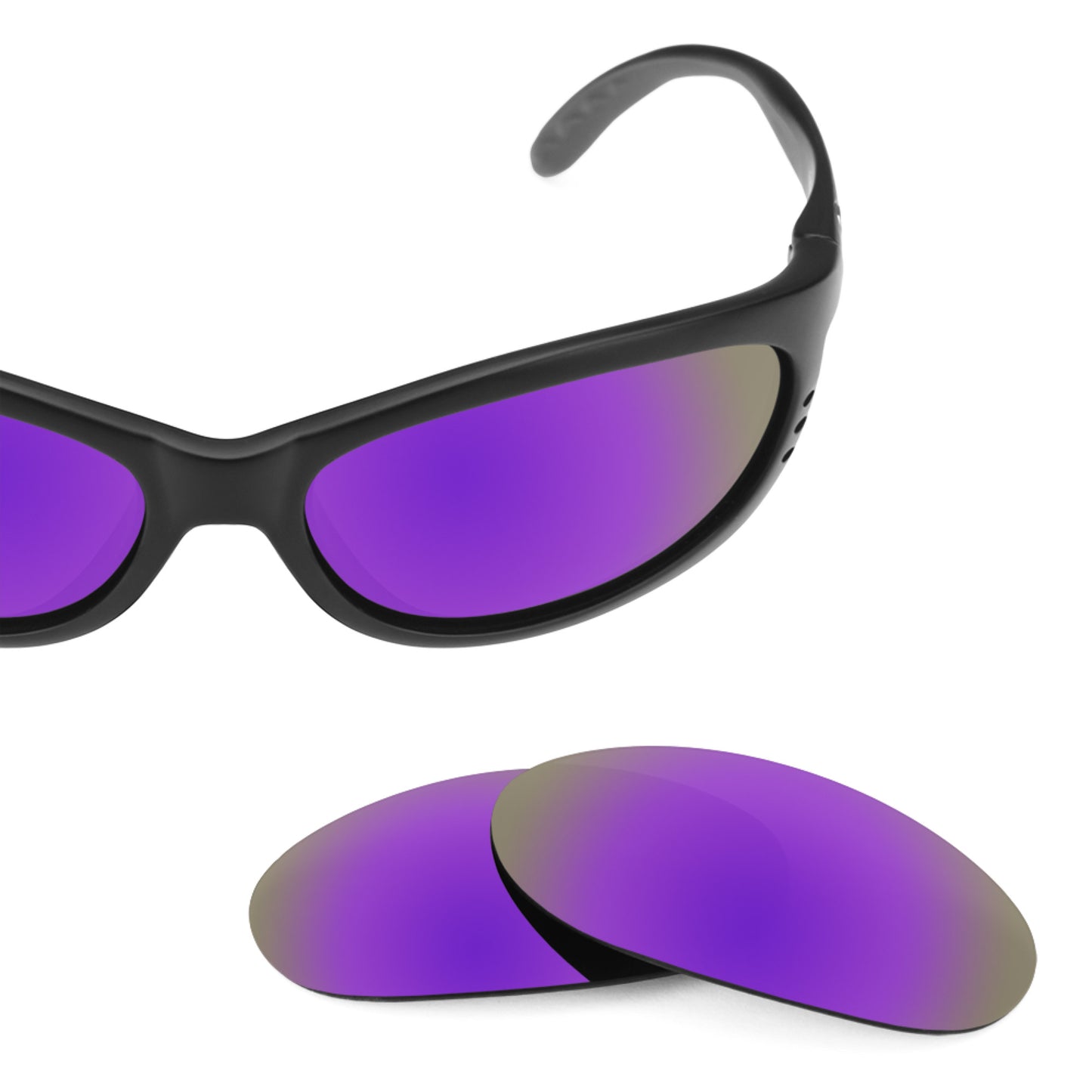 Revant replacement lenses for Costa Fathom Polarized Plasma Purple