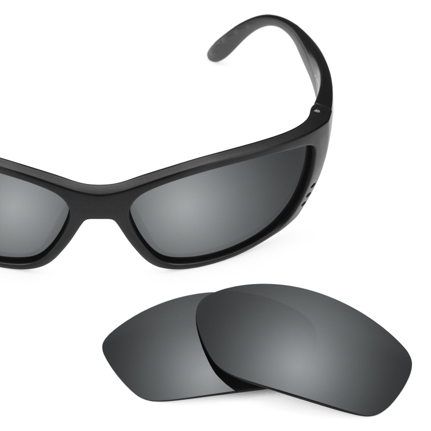 Revant replacement lenses for Costa Fisch Polarized Black Chrome