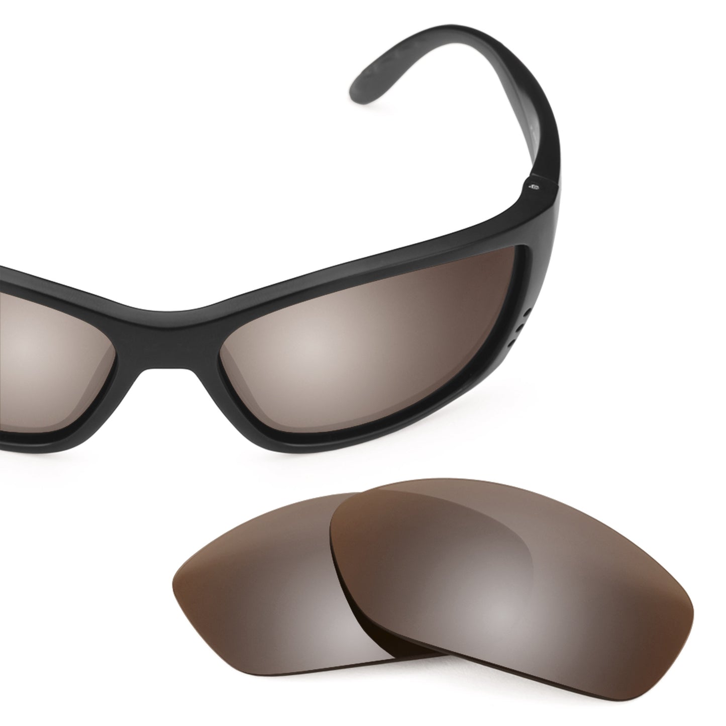 Revant replacement lenses for Costa Fisch Polarized Flash Bronze