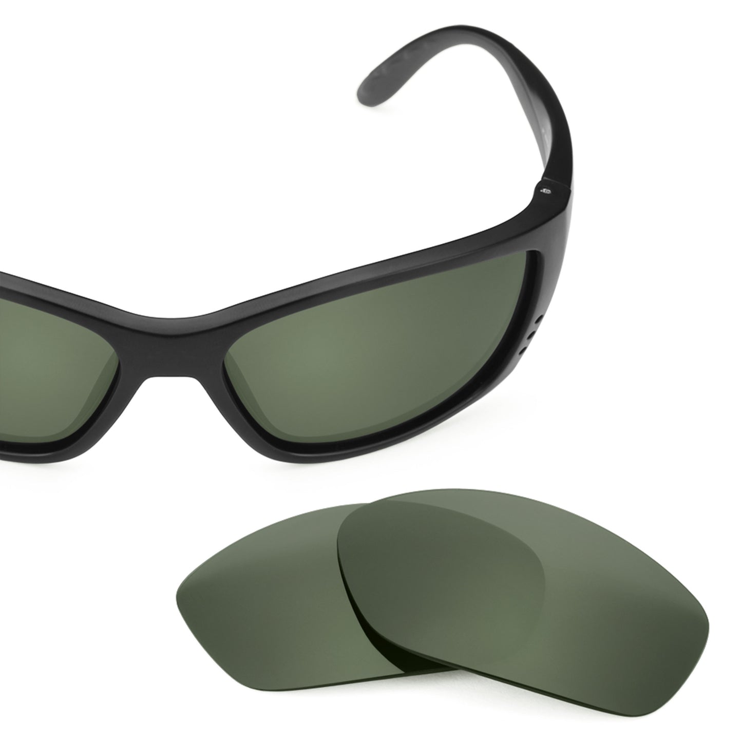 Revant replacement lenses for Costa Fisch Polarized Gray Green
