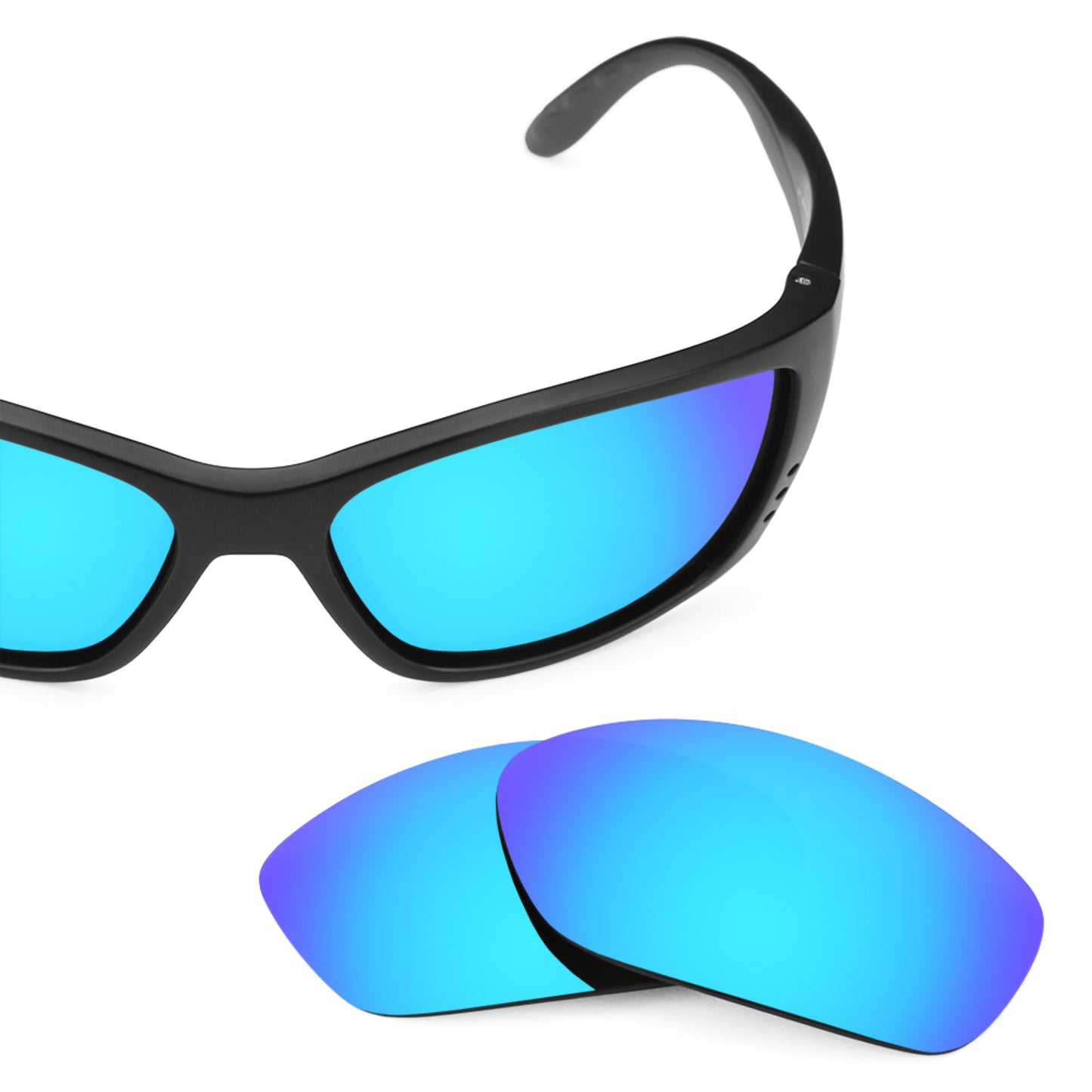Revant replacement lenses for Costa Fisch Polarized Ice Blue