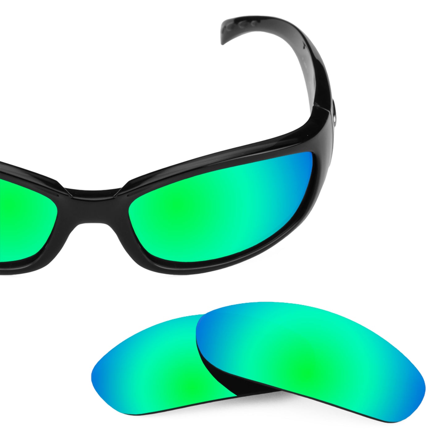 Revant replacement lenses for Costa Hammerhead Polarized Emerald Green