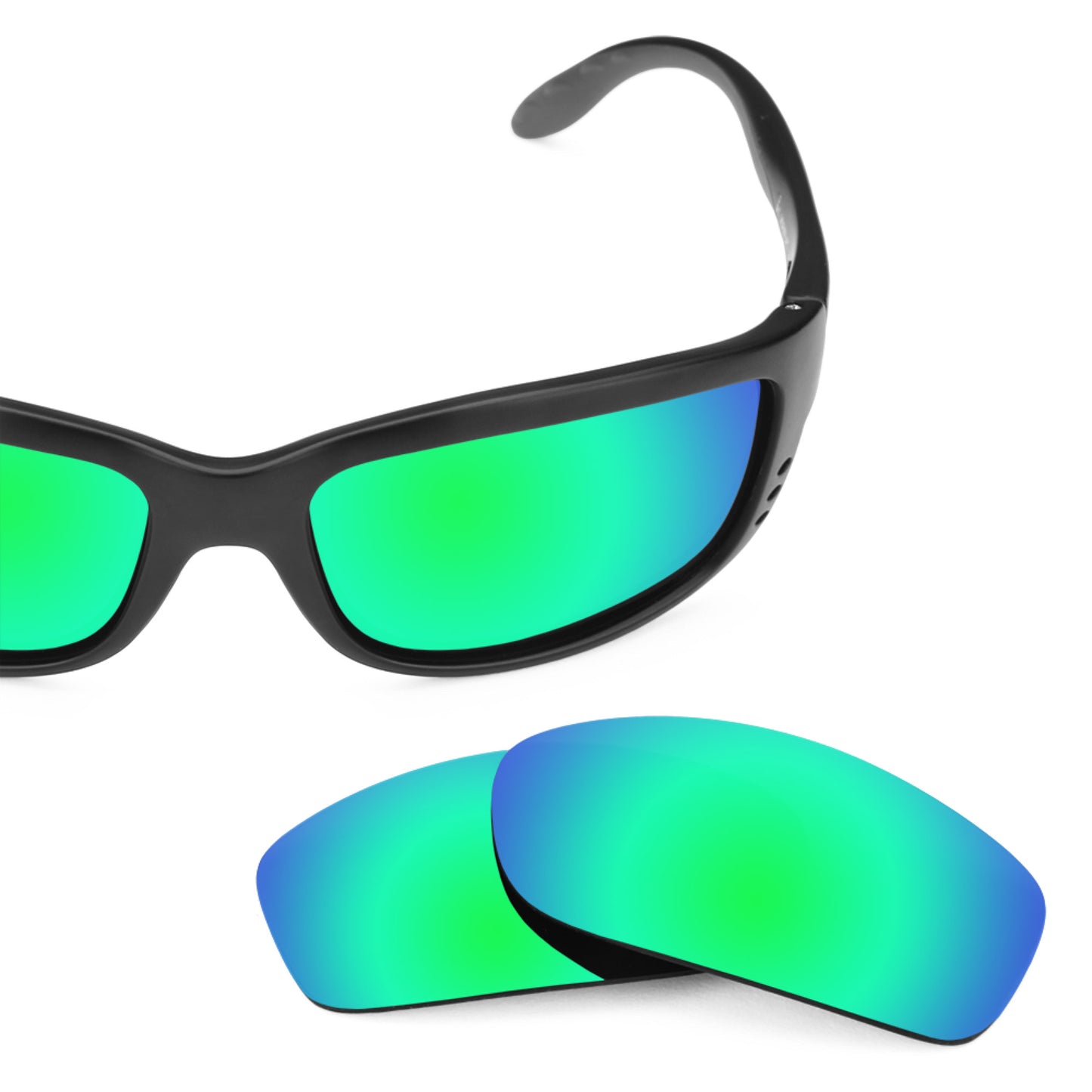 Revant replacement lenses for Costa Zane Non-Polarized Emerald Green