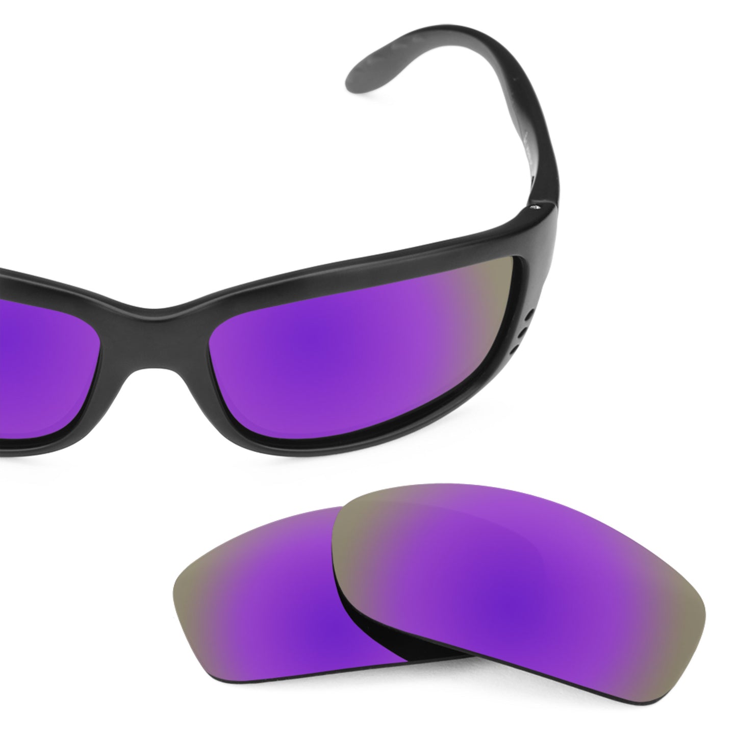 Revant replacement lenses for Costa Zane Non-Polarized Plasma Purple