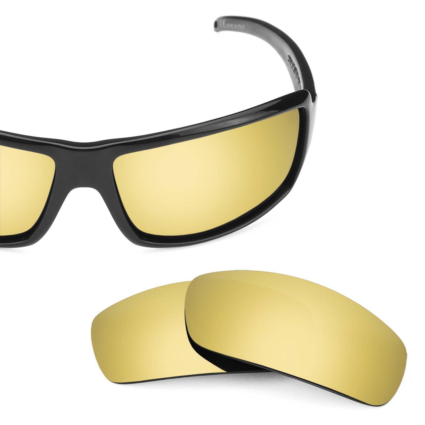Revant replacement lenses for Electric EC-DC XL Polarized Flare Gold
