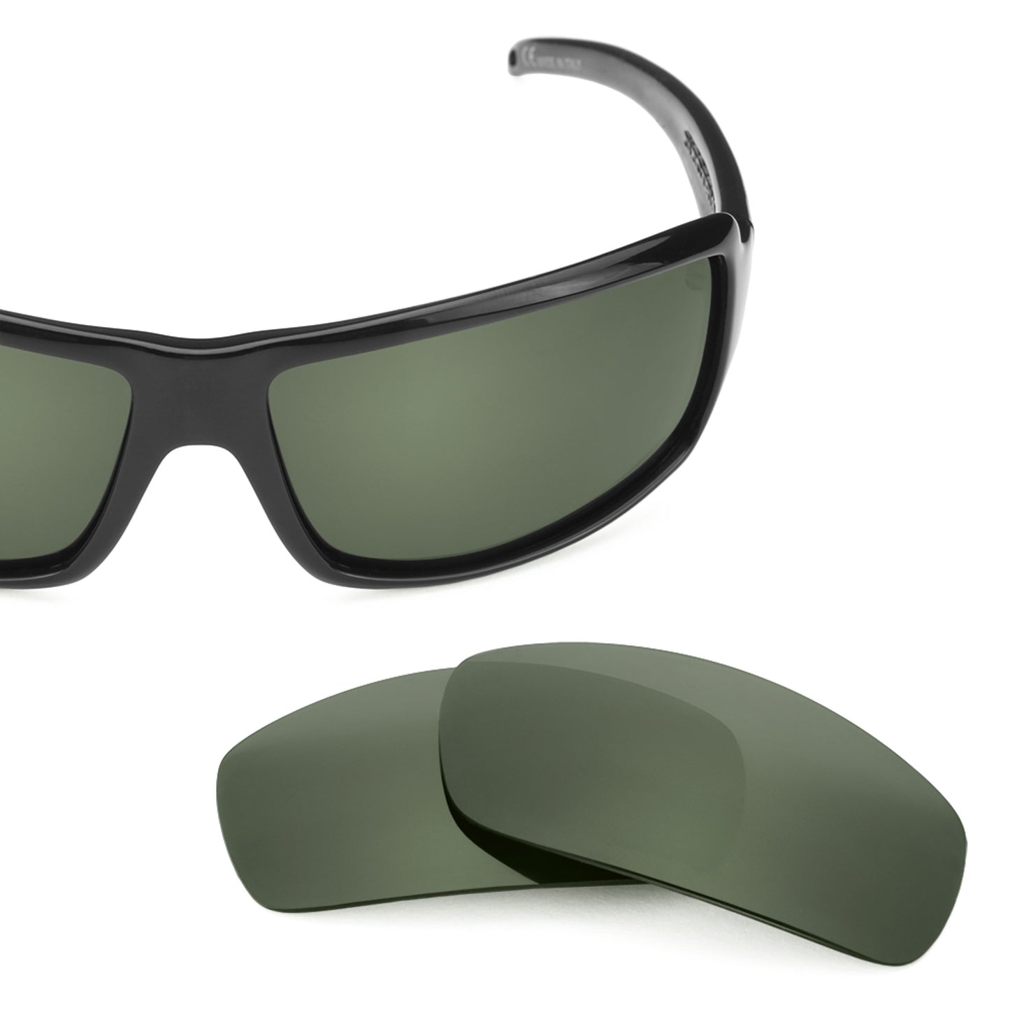 Revant replacement lenses for Electric EC-DC XL Polarized Gray Green