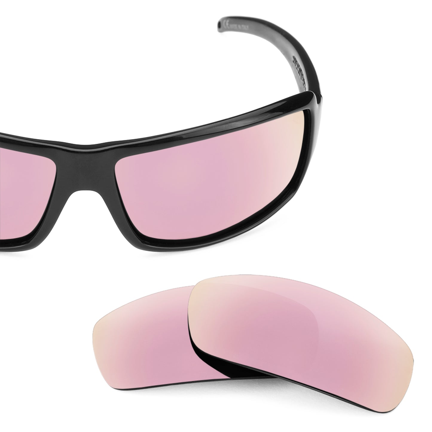 Revant replacement lenses for Electric EC-DC XL Polarized Rose Gold