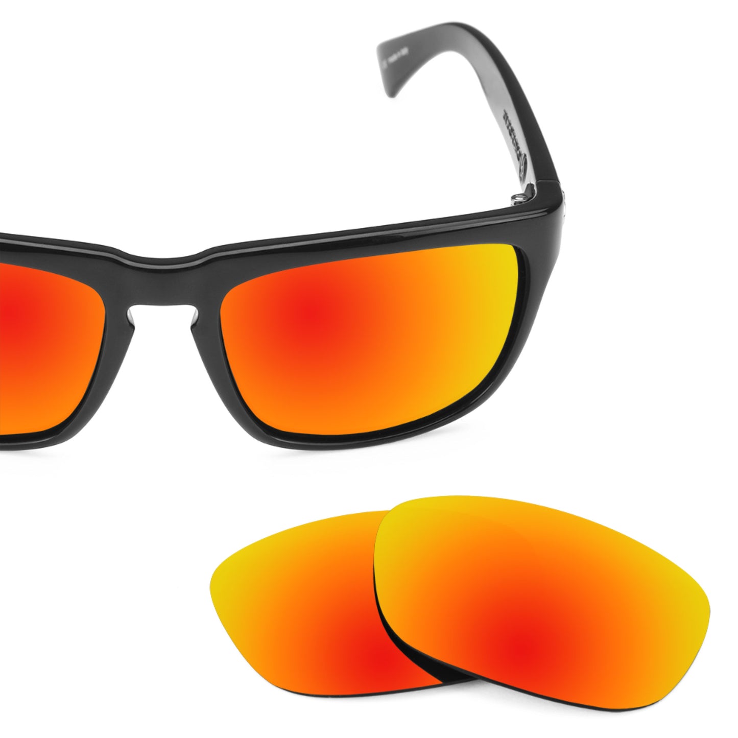 Revant replacement lenses for Electric Knoxville Non-Polarized Fire Red