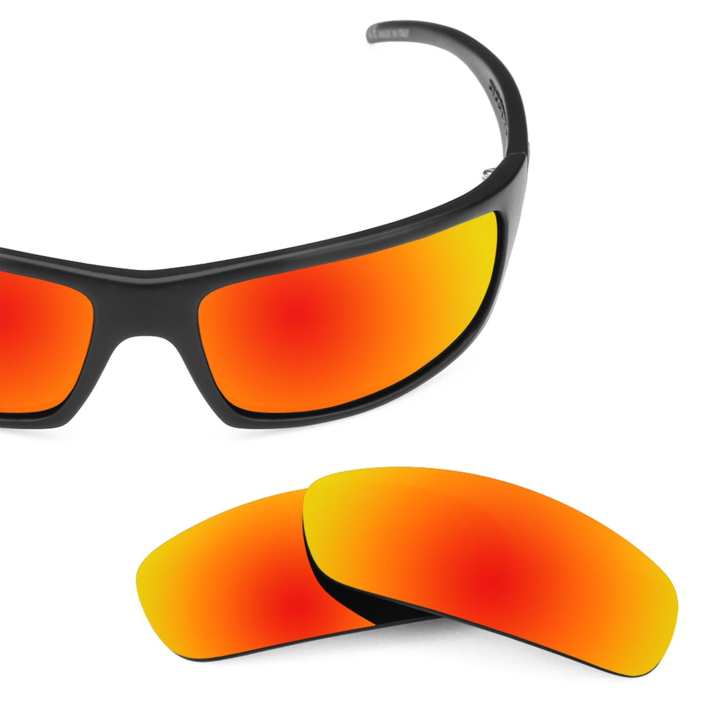 Revant replacement lenses for Electric Technician Non-Polarized Fire Red