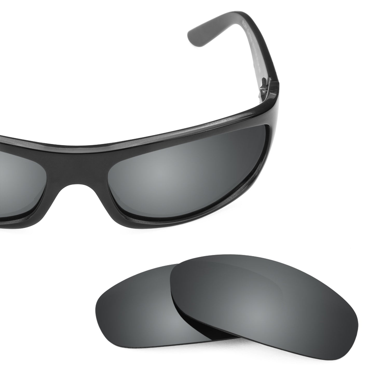 Revant replacement lenses for Maui Jim Surf Rider MJ261 Non-Polarized Black Chrome