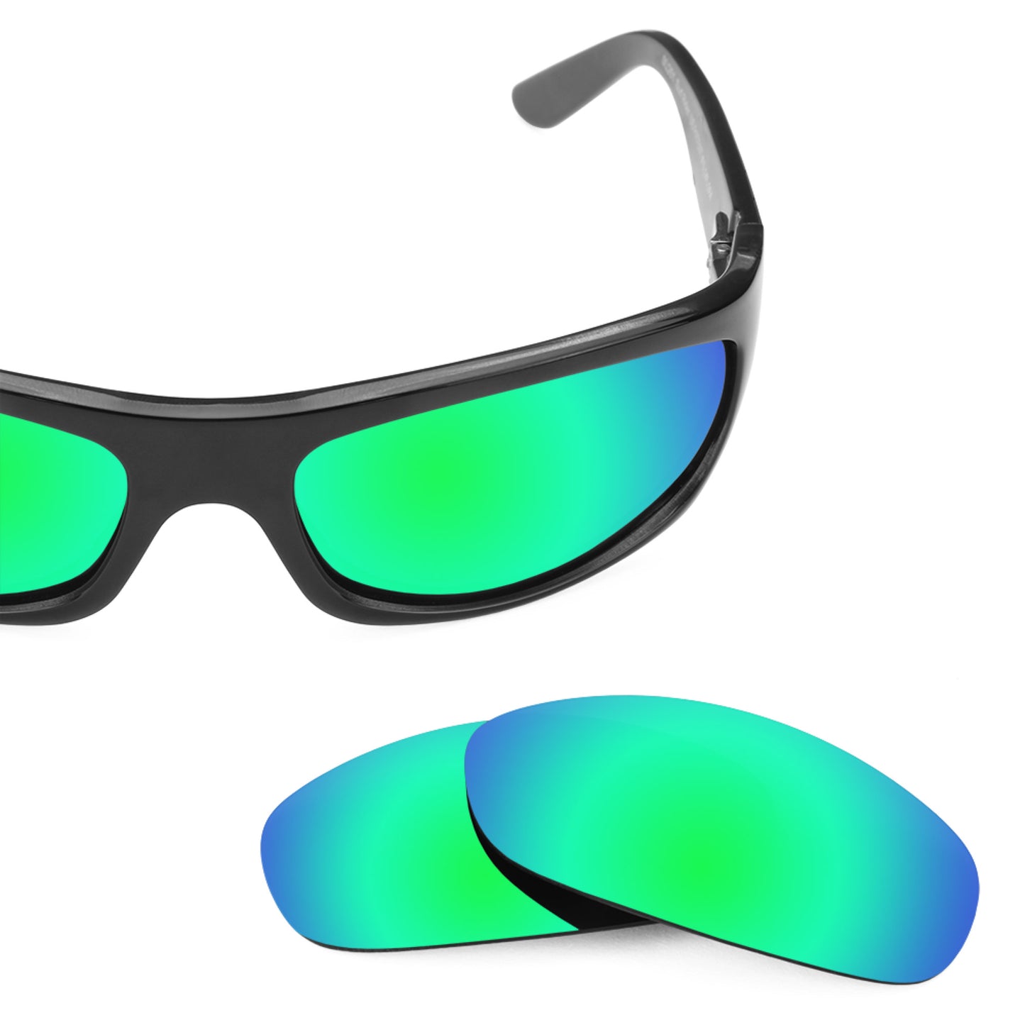 Revant replacement lenses for Maui Jim Surf Rider MJ261 Non-Polarized Emerald Green
