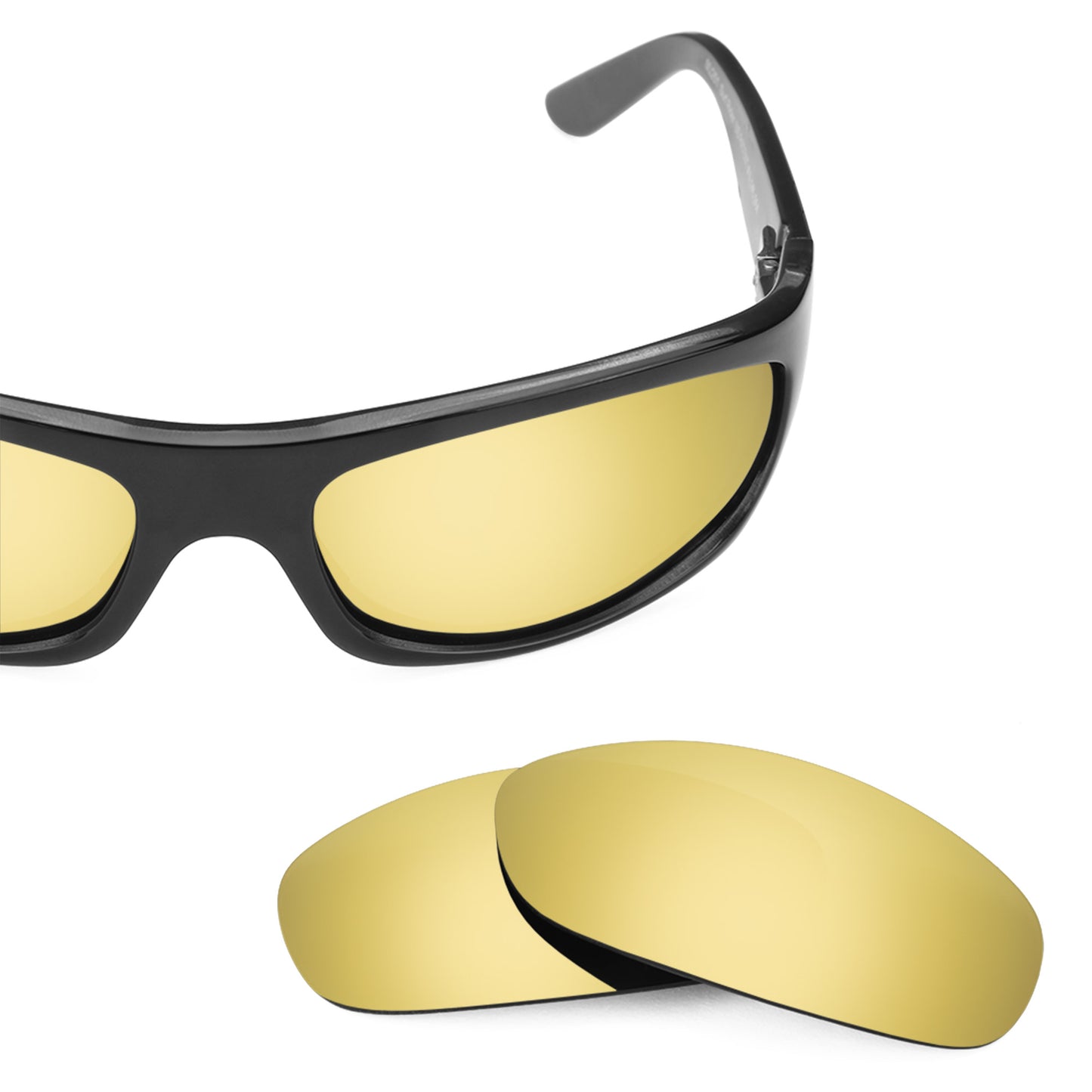 Revant replacement lenses for Maui Jim Surf Rider MJ261 Non-Polarized Flare Gold