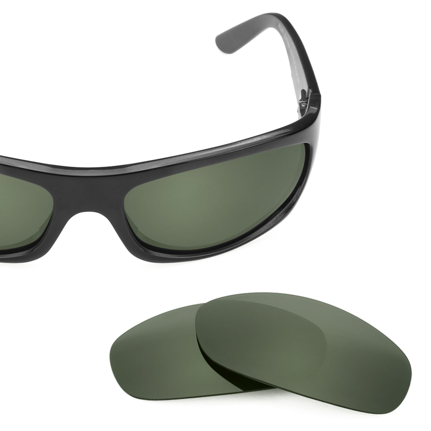 Revant replacement lenses for Maui Jim Surf Rider MJ261 Polarized Gray Green