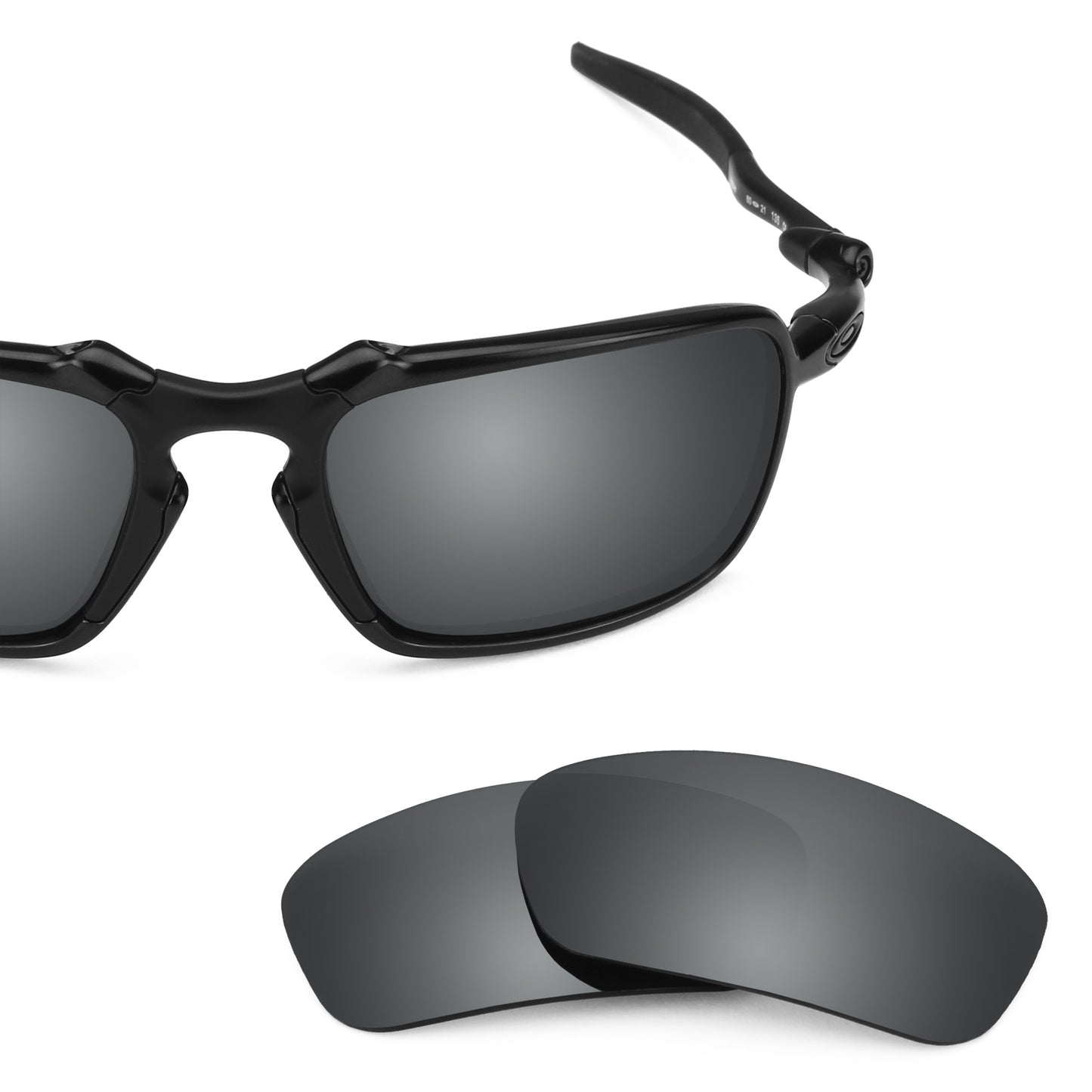 Revant replacement lenses for Oakley Badman Polarized Black Chrome