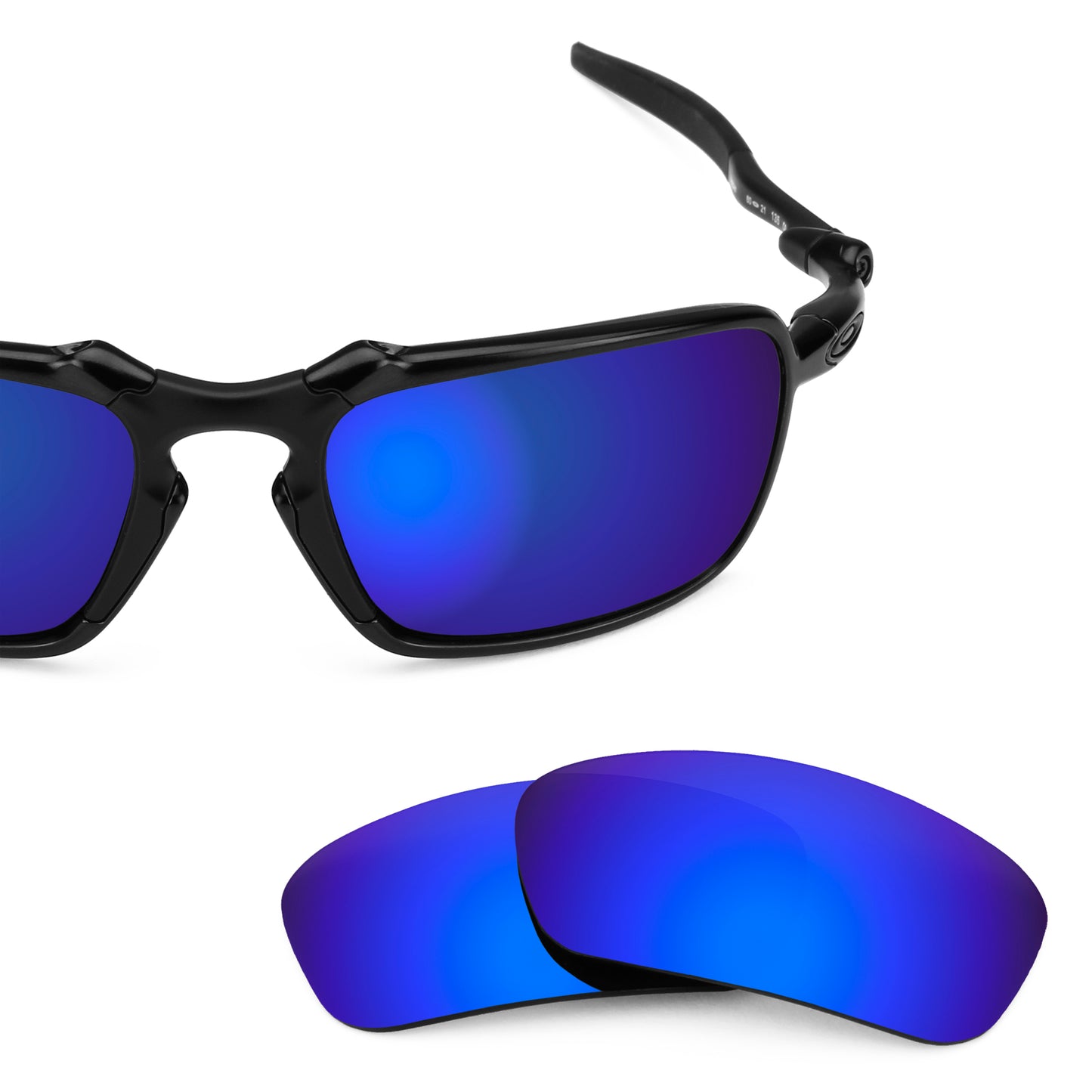 Revant replacement lenses for Oakley Badman Elite Polarized Tidal Blue