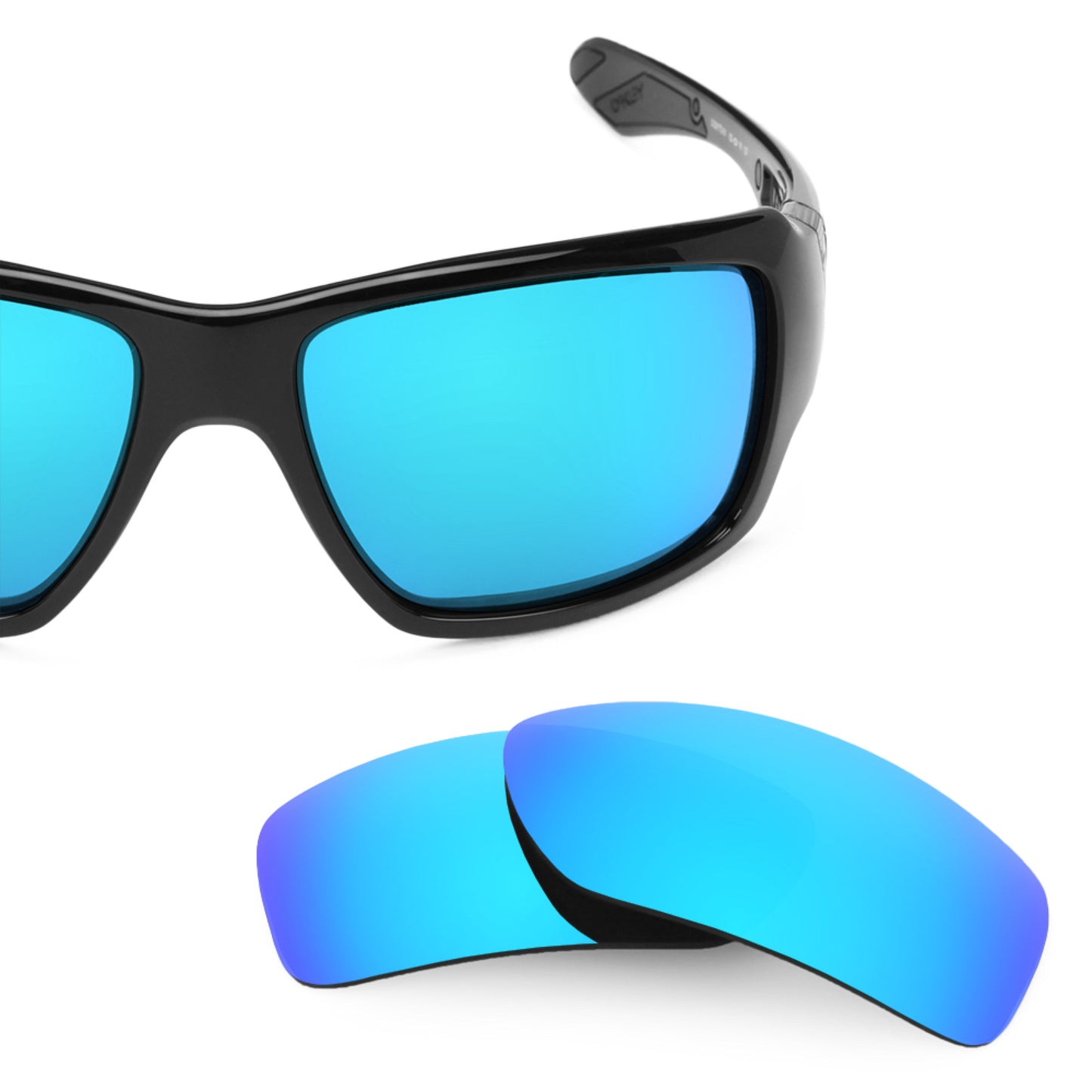 Revant replacement lenses for Oakley Big Taco Non-Polarized Ice Blue