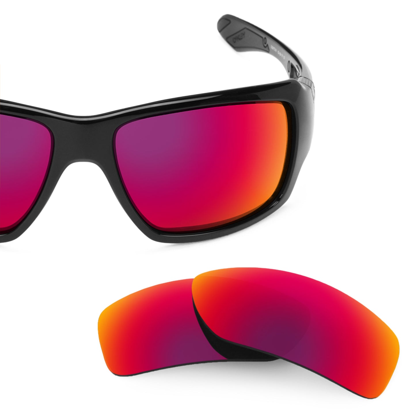 Revant replacement lenses for Oakley Big Taco Polarized Midnight Sun