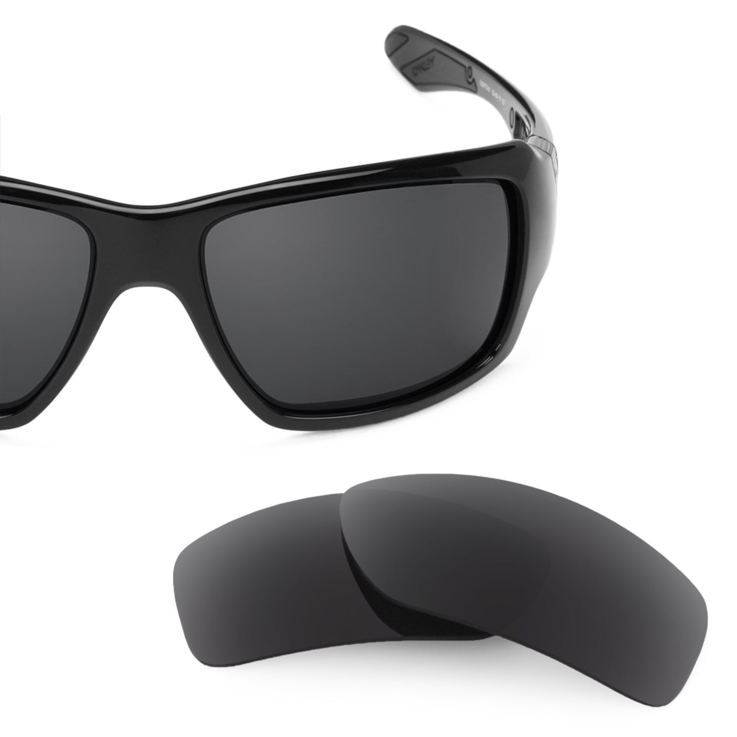 Revant replacement lenses for Oakley Big Taco Non-Polarized Stealth Black