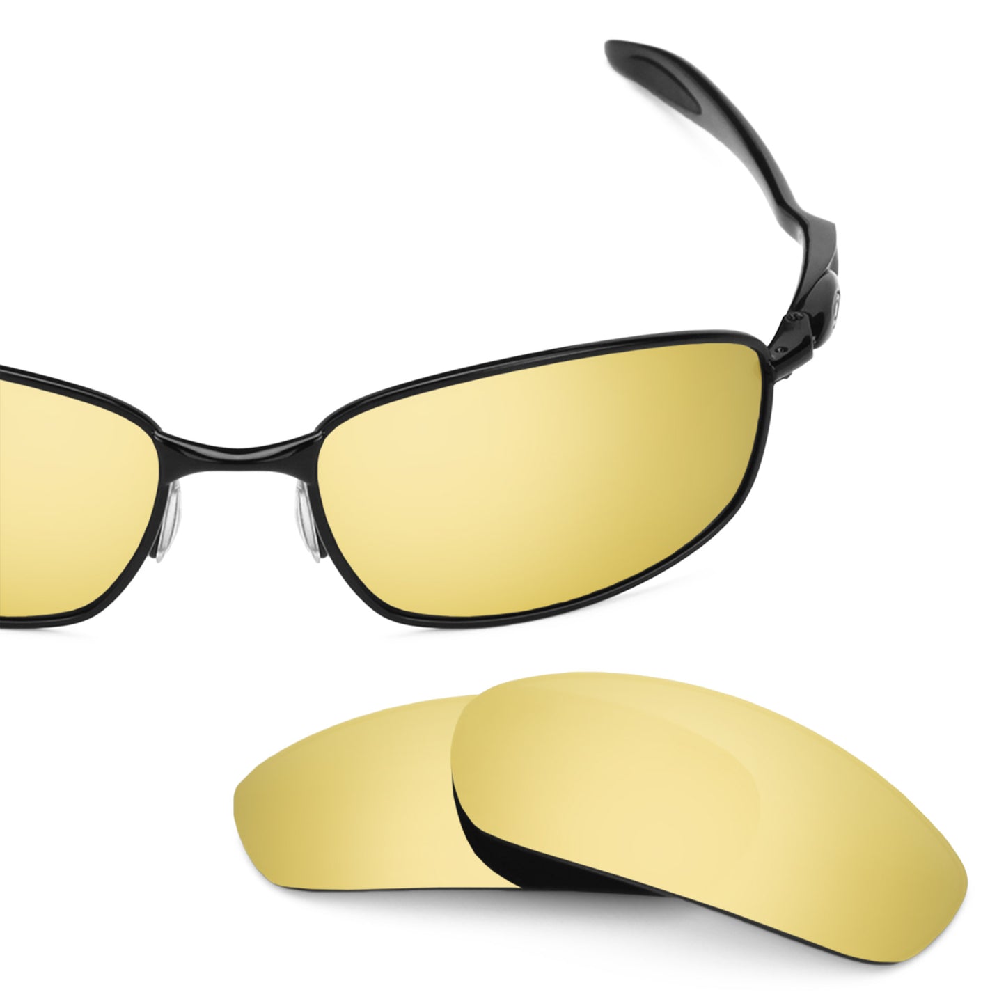 Revant replacement lenses for Oakley Blender Non-Polarized Flare Gold