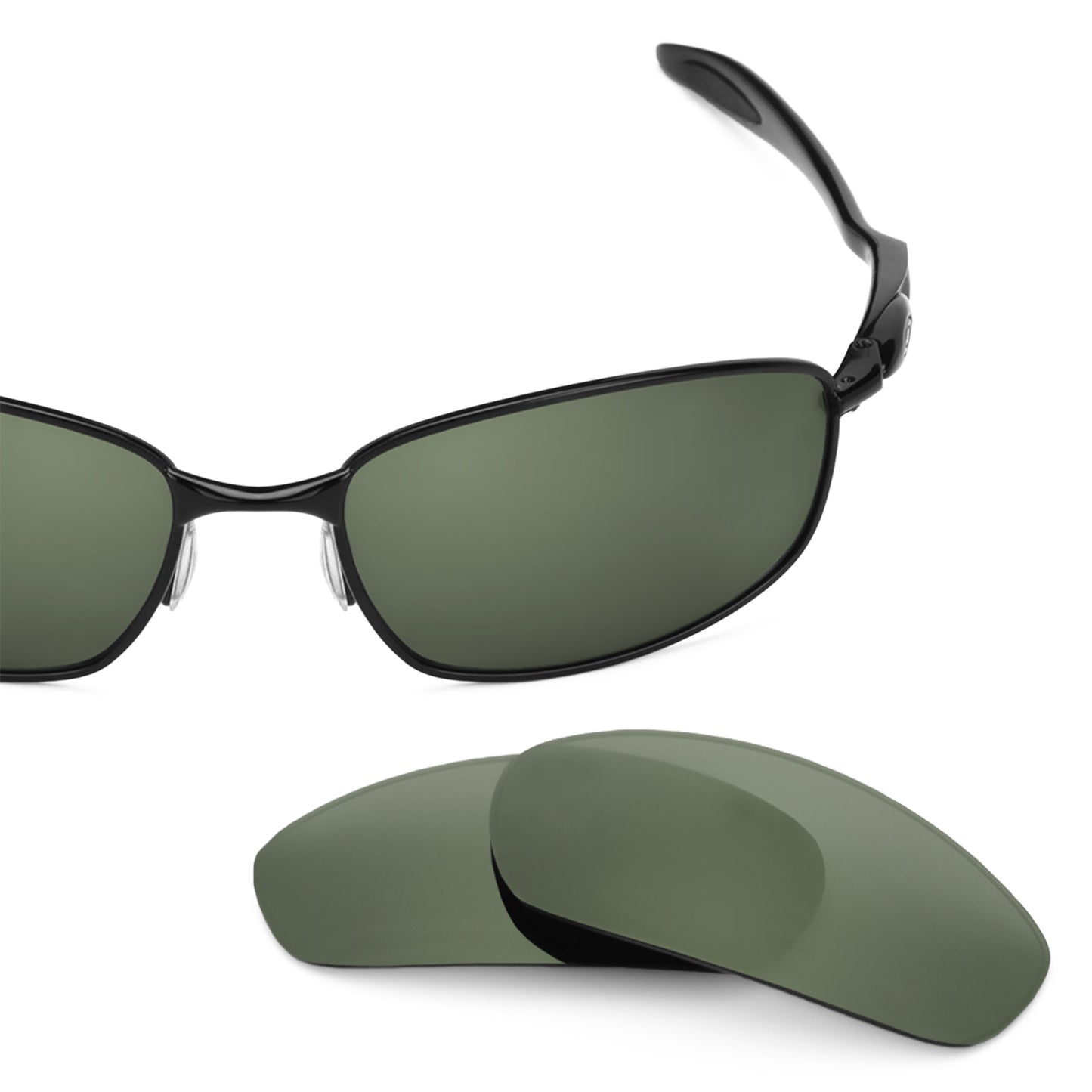 Revant replacement lenses for Oakley Blender Elite Polarized Gray Green