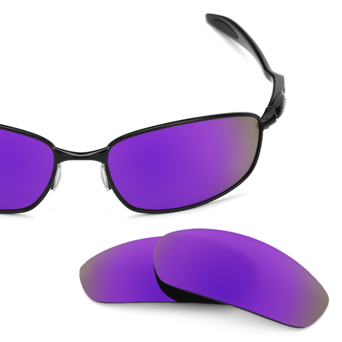 Revant replacement lenses for Oakley Blender Elite Polarized Plasma Purple