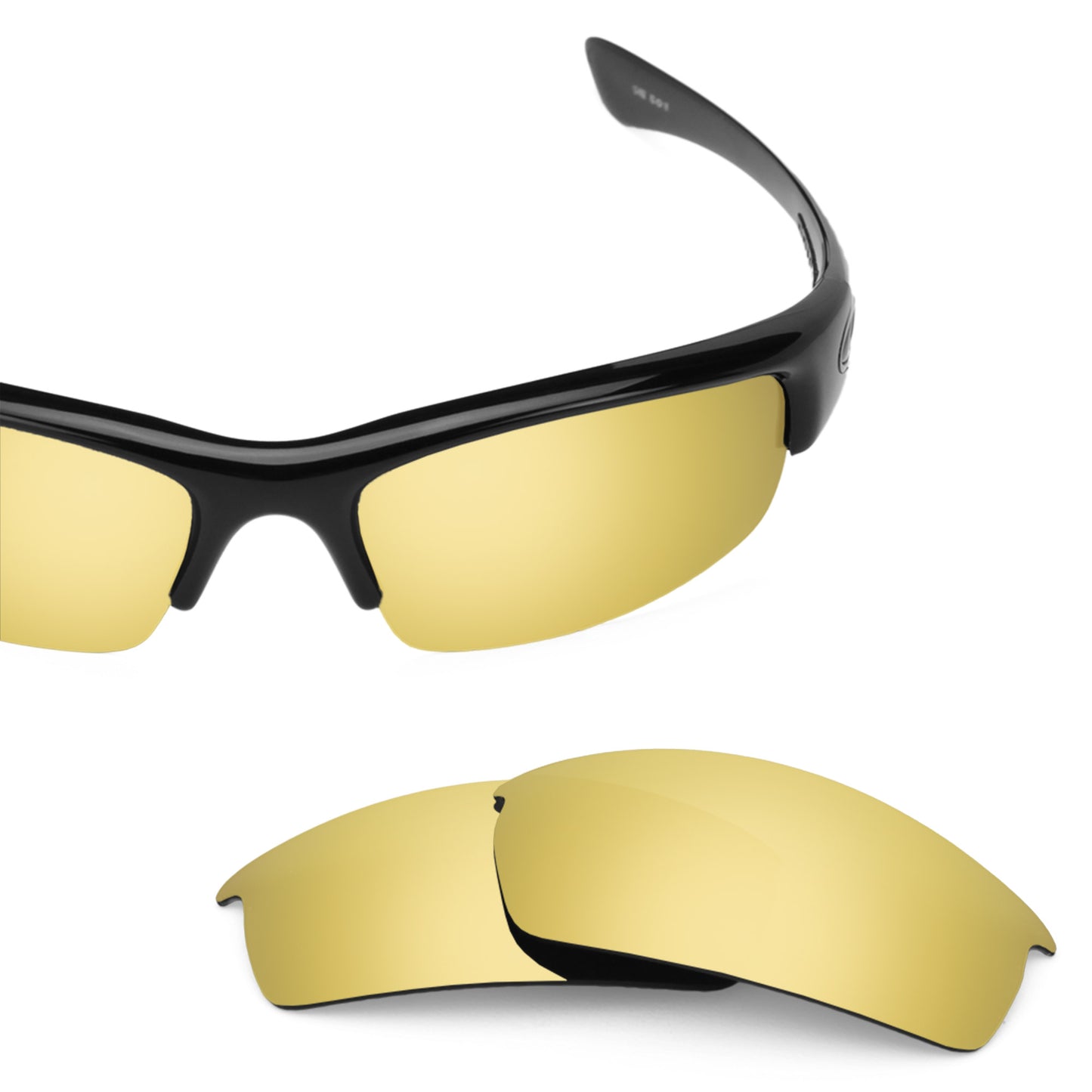 Revant replacement lenses for Oakley Bottlecap Elite Polarized Flare Gold