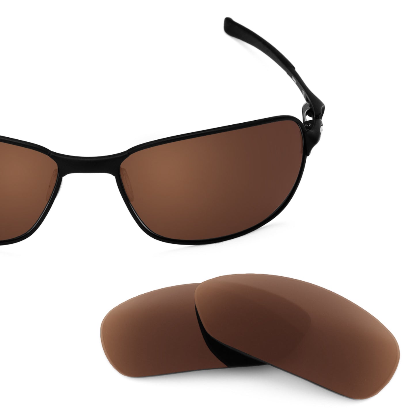 Revant replacement lenses for Oakley C Wire (2011) Polarized Dark Brown