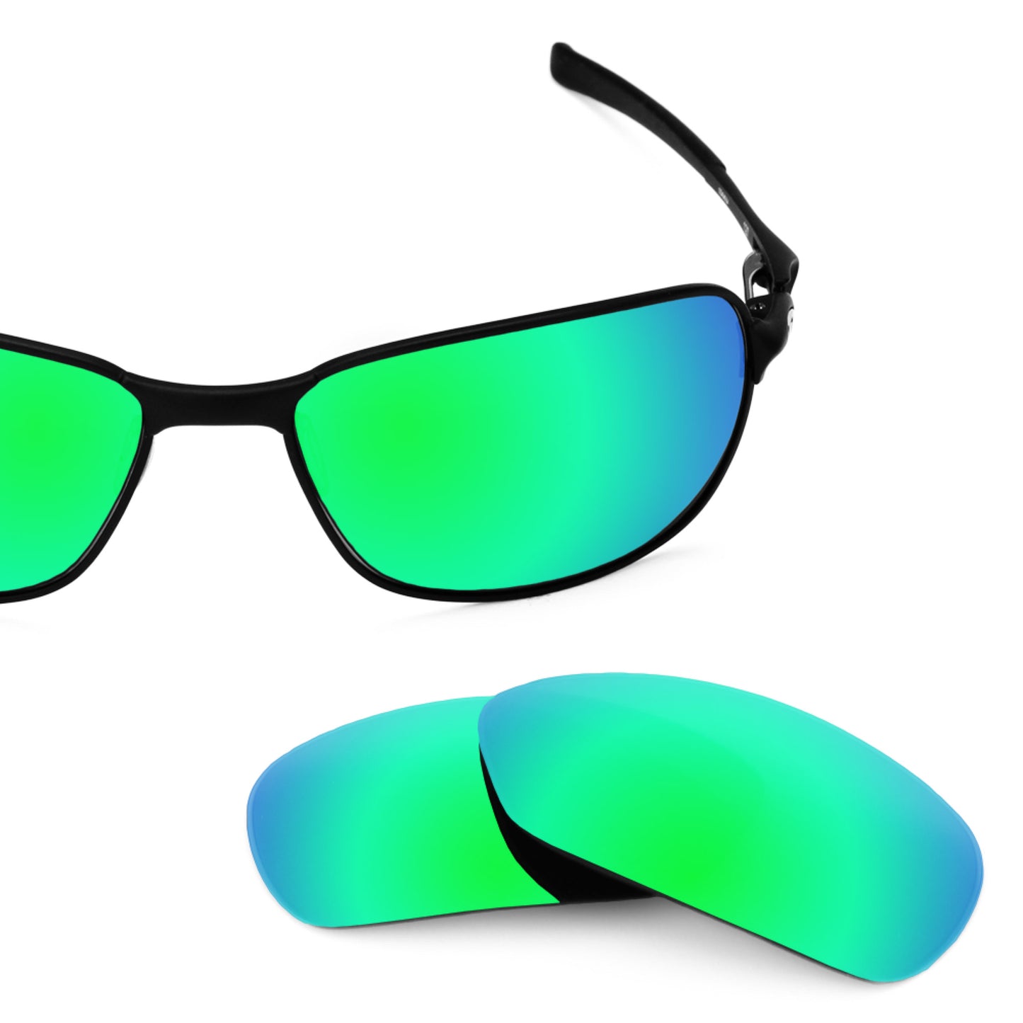 Revant replacement lenses for Oakley C Wire (2011) Polarized Emerald Green