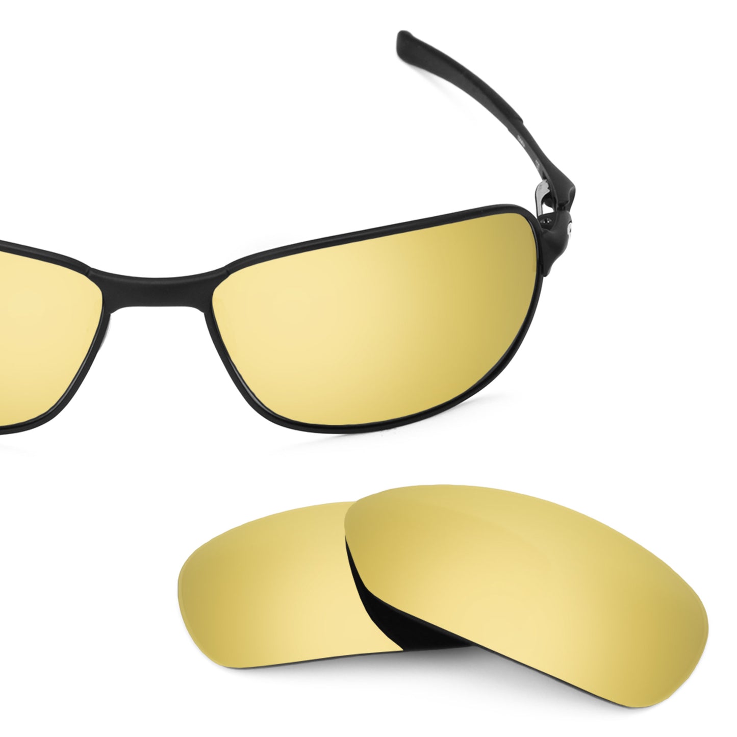 Revant replacement lenses for Oakley C Wire (2011) Non-Polarized Flare Gold