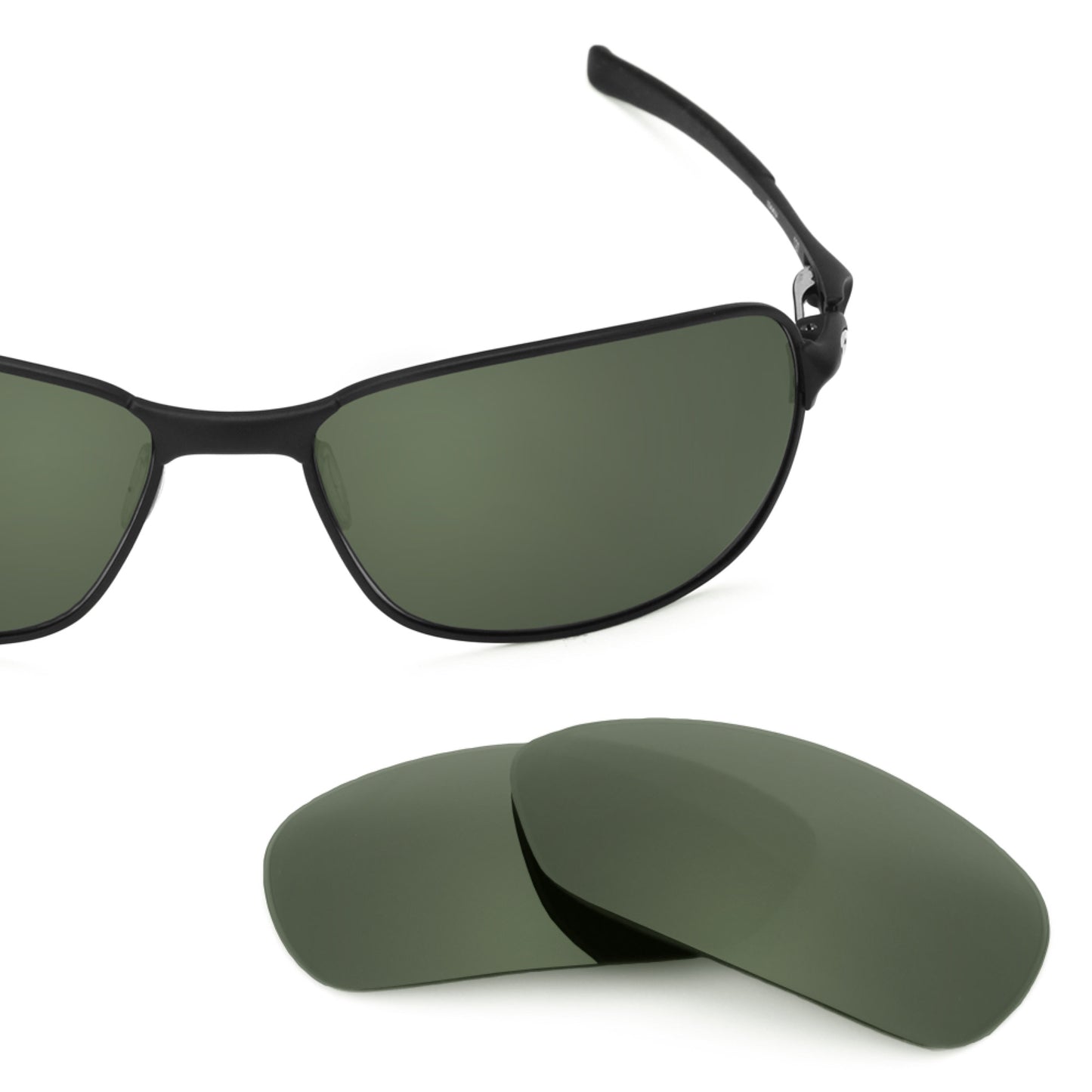 Revant replacement lenses for Oakley C Wire (2011) Non-Polarized Gray Green