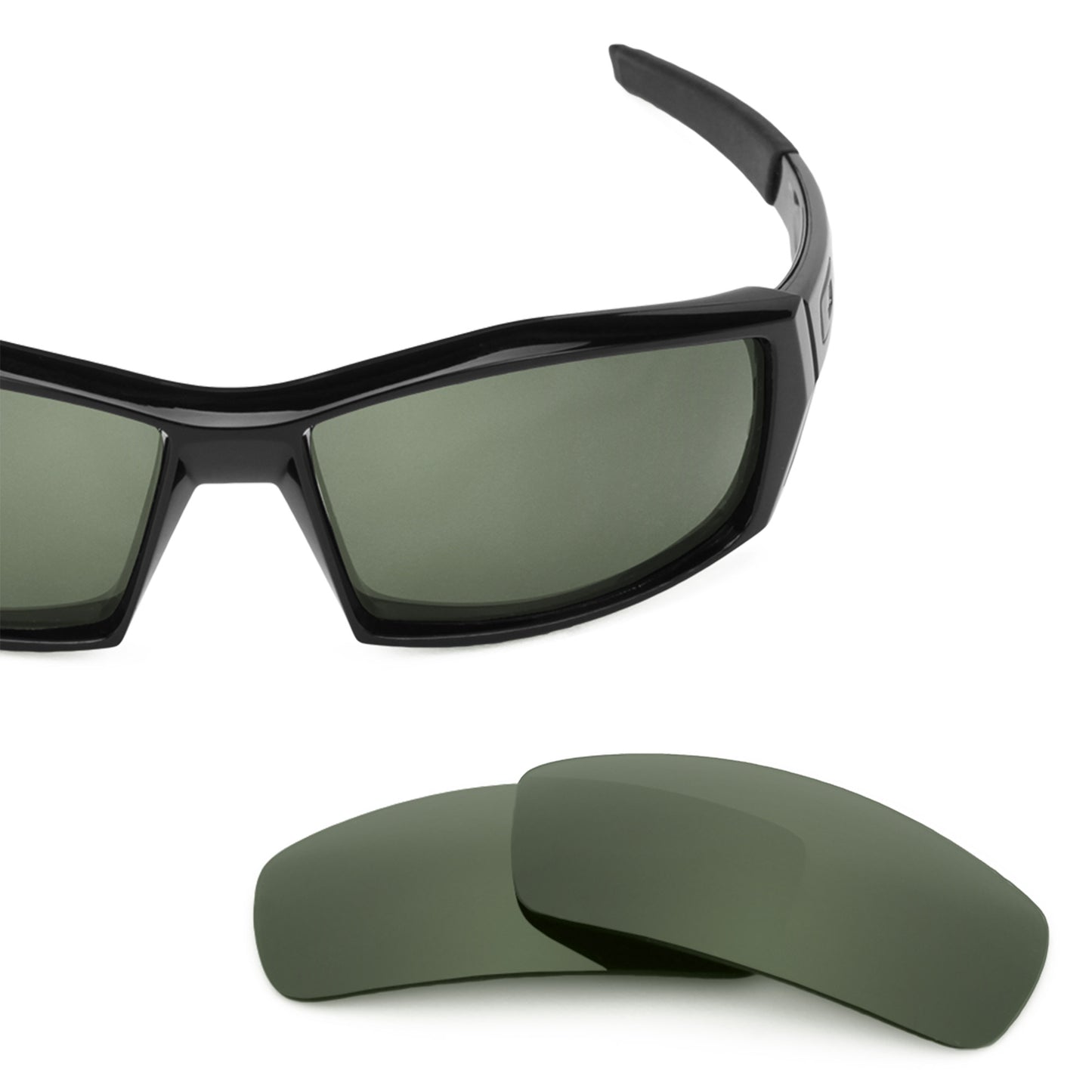 Revant replacement lenses for Oakley Canteen (2006) Non-Polarized Gray Green