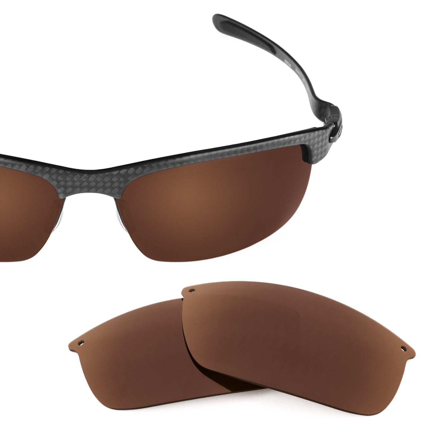 Revant replacement lenses for Oakley Carbon Blade Polarized Dark Brown