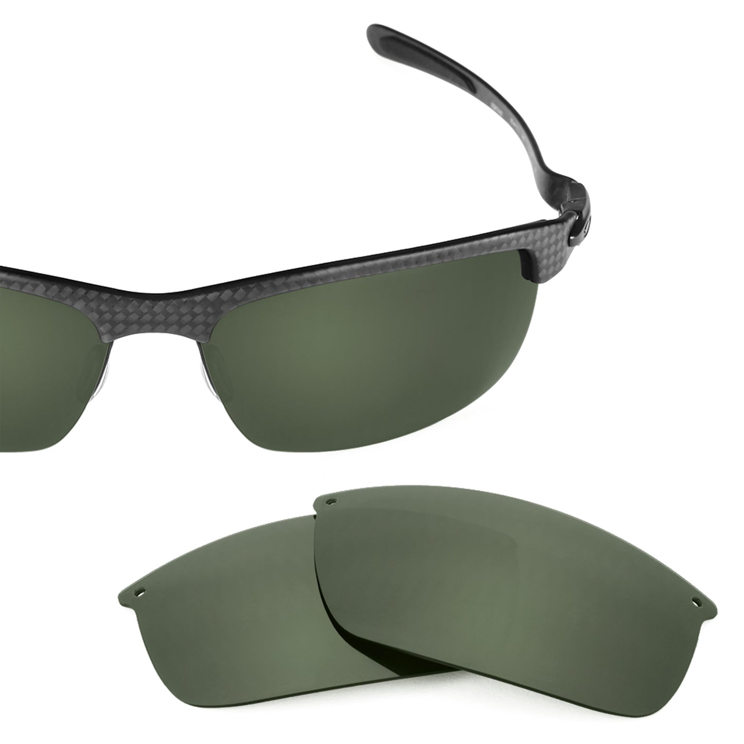 Revant replacement lenses for Oakley Carbon Blade Non-Polarized Gray Green