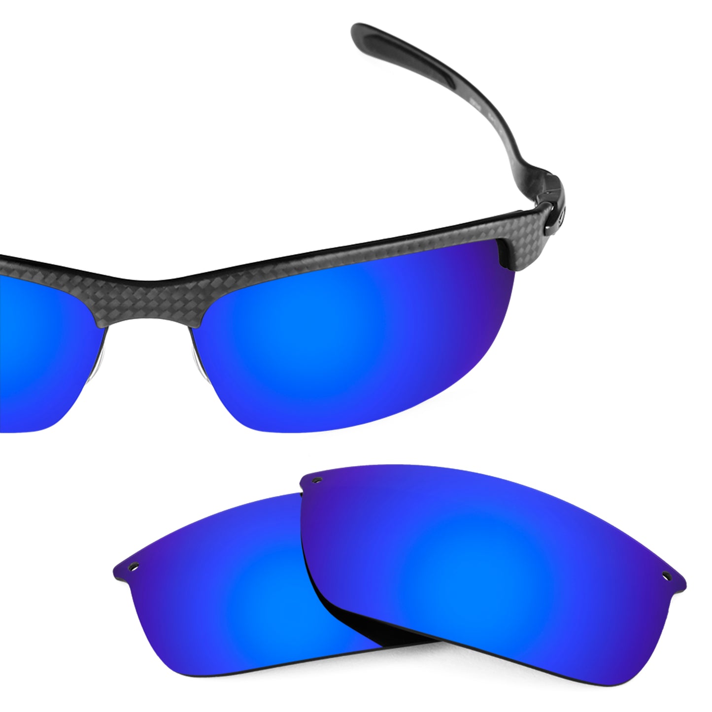 Revant replacement lenses for Oakley Carbon Blade Elite Polarized Tidal Blue