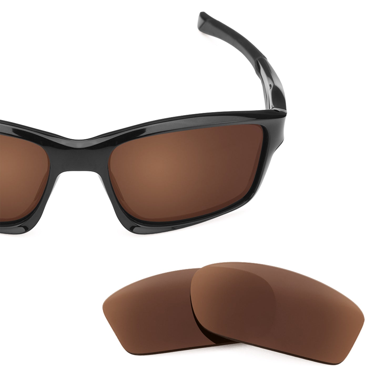 Revant replacement lenses for Oakley Chainlink Polarized Dark Brown