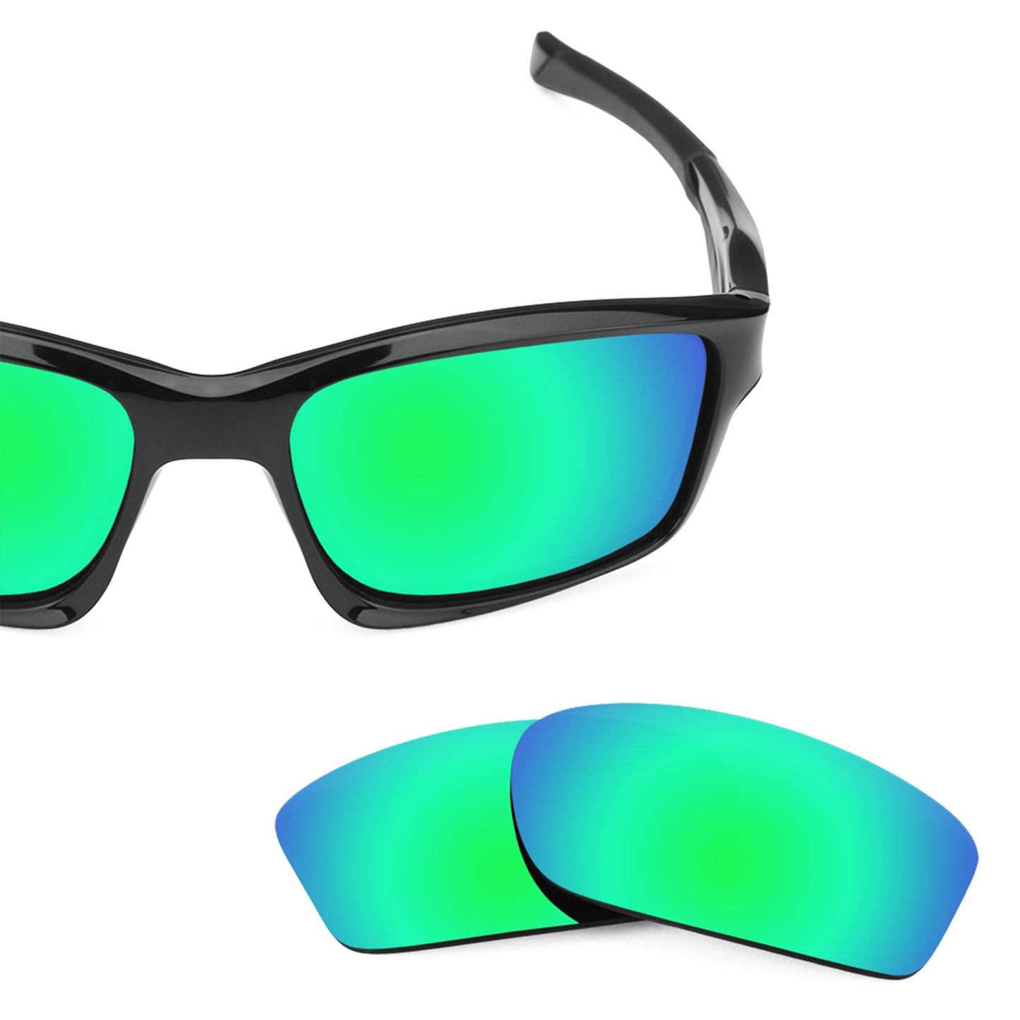 Revant replacement lenses for Oakley Chainlink Elite Polarized Emerald Green