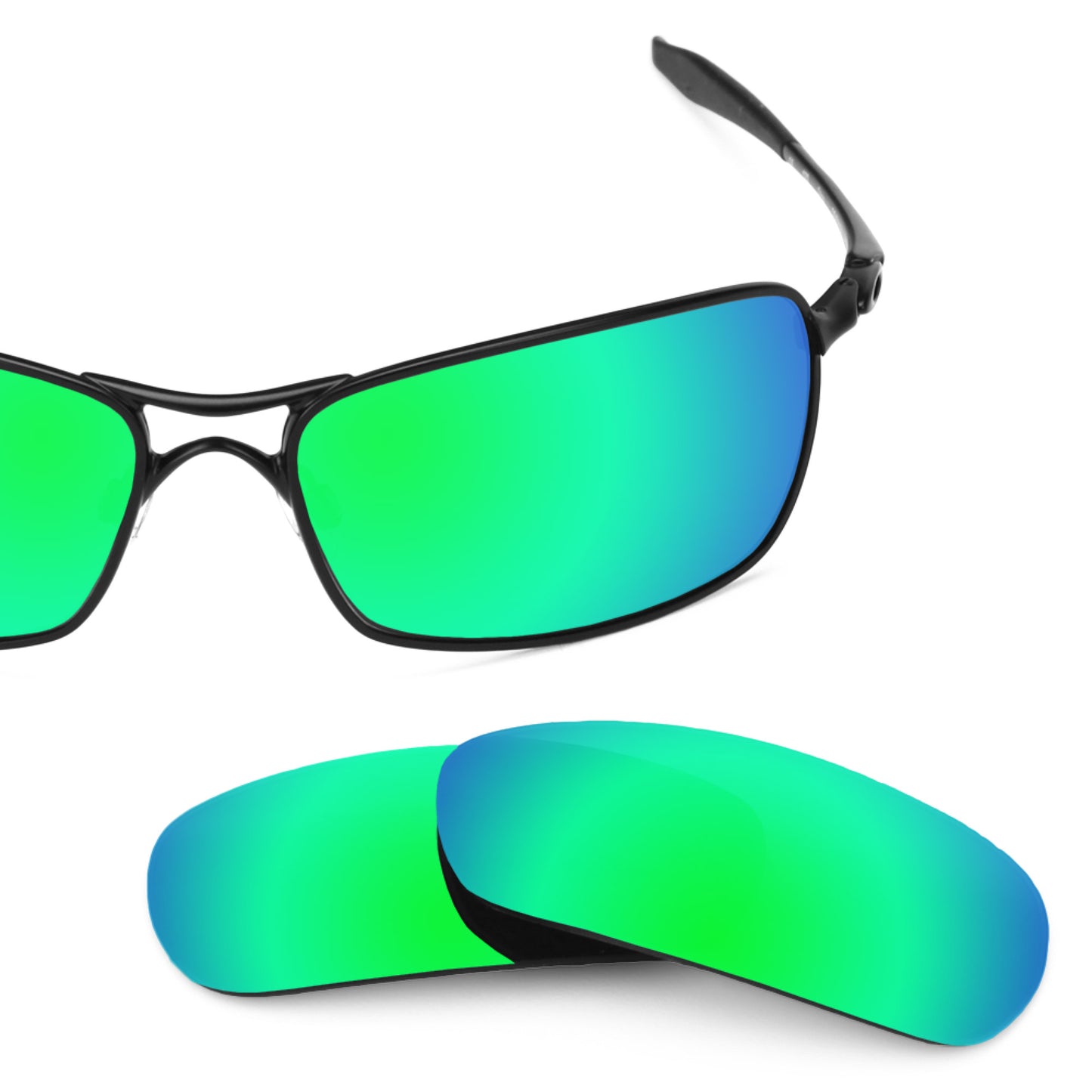 Revant replacement lenses for Oakley Crosshair 2.0 Elite Polarized Emerald Green