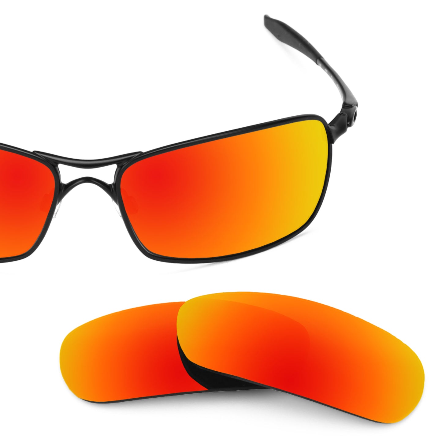 Revant replacement lenses for Oakley Crosshair 2.0 Elite Polarized Fire Red