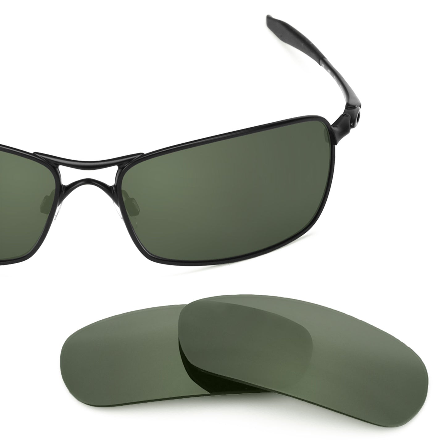 Revant replacement lenses for Oakley Crosshair 2.0 Elite Polarized Gray Green