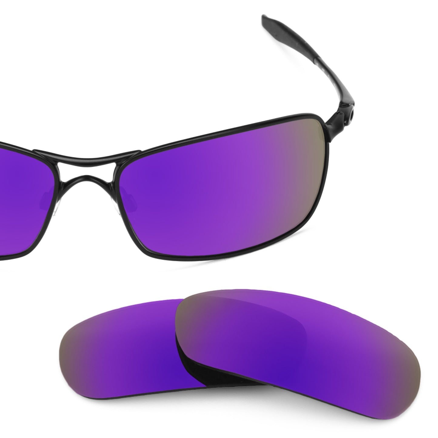 Revant replacement lenses for Oakley Crosshair 2.0 Elite Polarized Plasma Purple