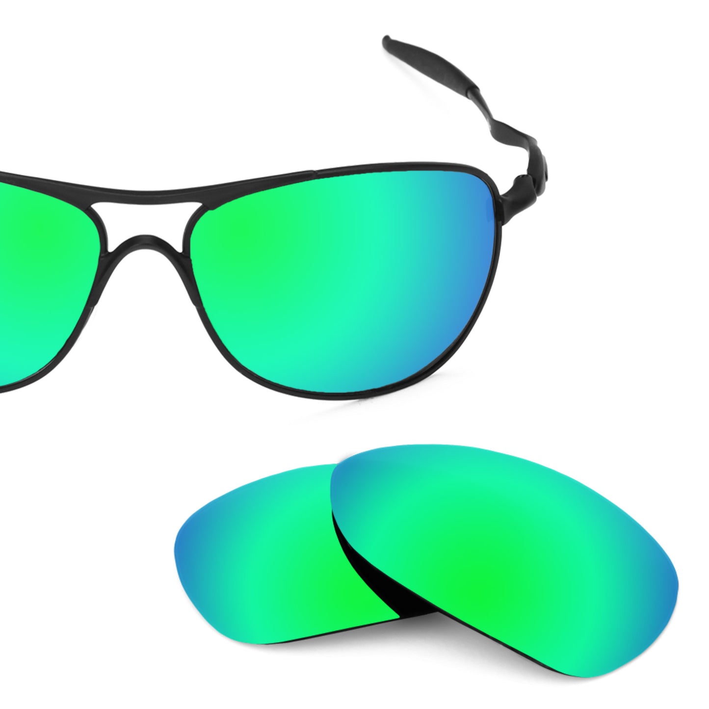 Revant replacement lenses for Oakley Crosshair (2012) Non-Polarized Emerald Green