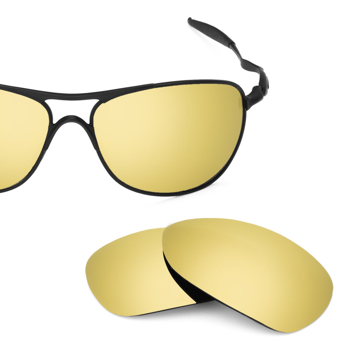 Revant replacement lenses for Oakley Crosshair (2012) Elite Polarized Flare Gold