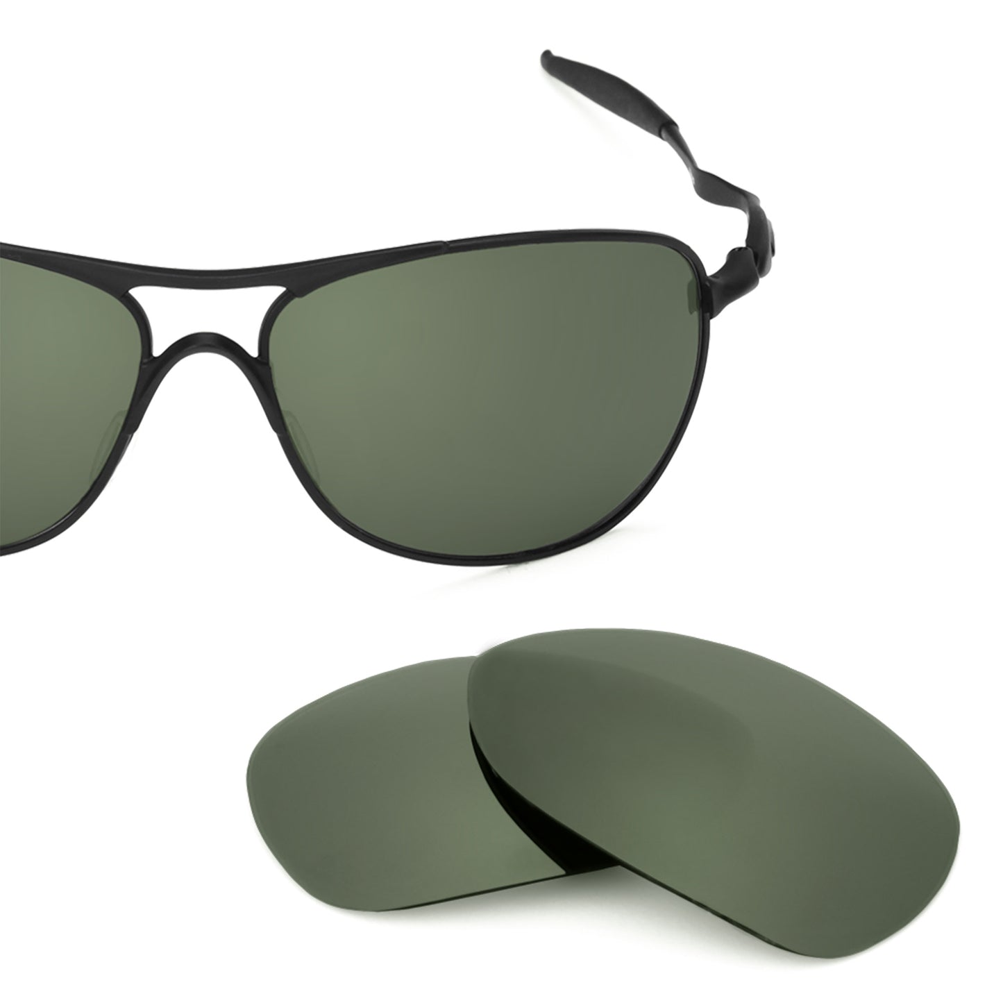 Revant replacement lenses for Oakley Crosshair (2012) Polarized Gray Green