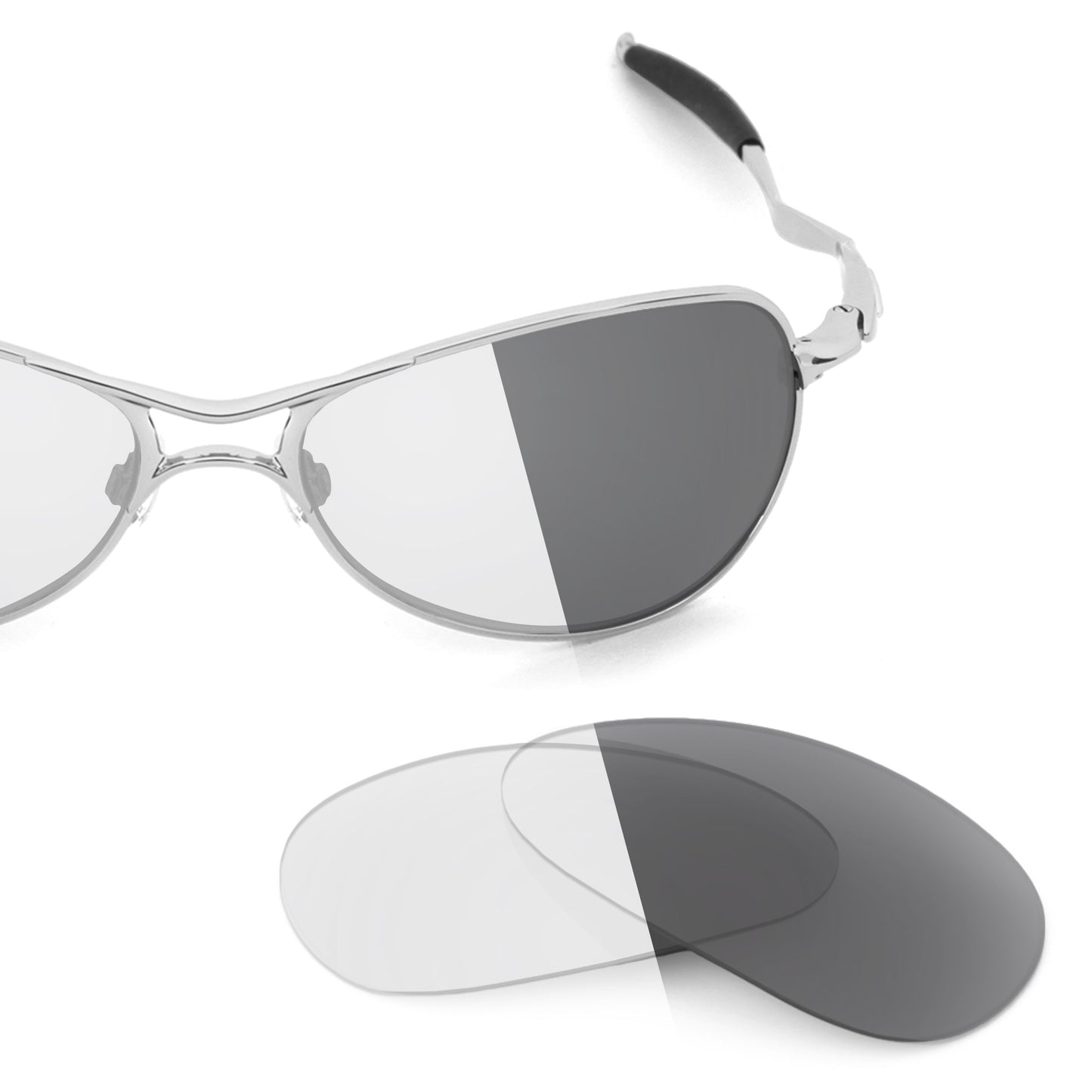 Revant replacement lenses for Oakley Crosshair S Non-Polarized Adapt Gray Photochromic