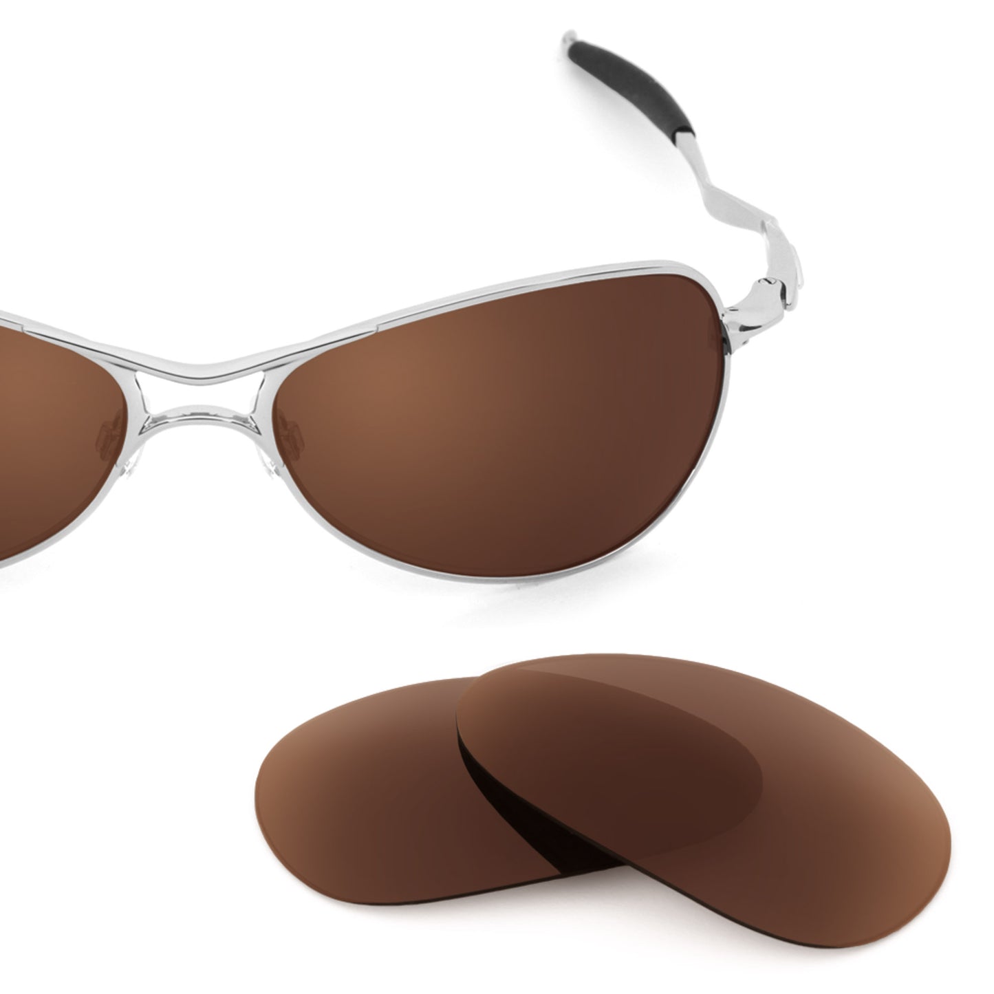 Revant replacement lenses for Oakley Crosshair S Elite Polarized Dark Brown